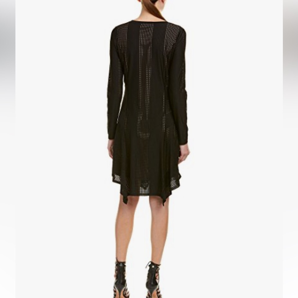 NWT BCBGMAXAZRIA Women's Malisa Stripe Mesh Dress - Picture 5 of 14